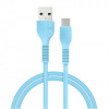 Кабель ACCLAB AL-CBCOLOR-T1BL USB-USB Type-C 1.2м Blue (1283126518249)