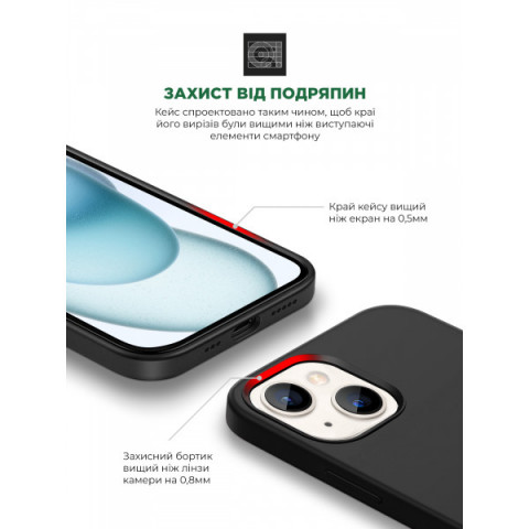 Чохол ArmorStandart ICON2 Case для Apple iPhone 15 Plus Black (ARM70512)