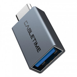 Адаптер Cabletime USB-C Male to USB3.0 Female OTG (CP76G)