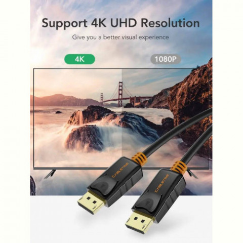 Кабель Cabletime DisplayPort - DisplayPort V 1.2 (M/M), 3 м Black (CD21N)