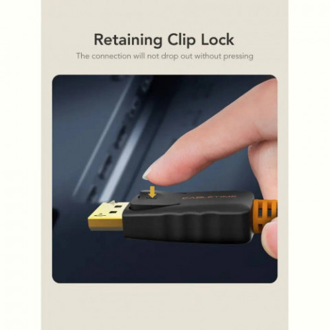 Кабель Cabletime DisplayPort - DisplayPort V 1.2 (M/M), 3 м Black (CD21N)