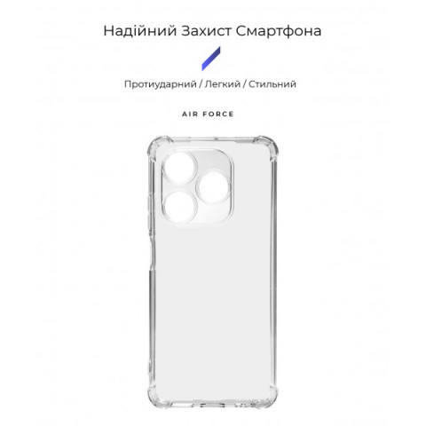 Чохол ArmorStandart Air Force для Infinix Smart 8 Plus Camera cover Clear (ARM73909)