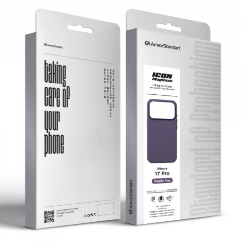 Чохол ArmorStandart ICON2 MagCase для Apple iPhone 17 Pro Purple Fog (ARM88993)