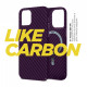 Чохол ArmorStandart LikeCarbon MagCase для Apple iPhone 14 Purple (ARM69202)