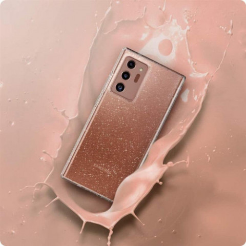 Чохол-накладка Spigen Liquid Crystal Glitter для Samsung Galaxy Note20 Ultra SM-N985 Crystal Quartz (ACS01390)