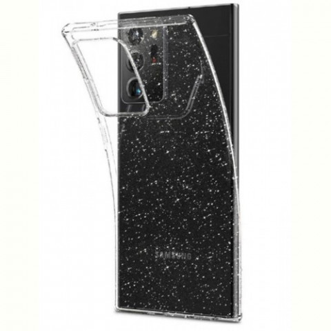 Чохол-накладка Spigen Liquid Crystal Glitter для Samsung Galaxy Note20 Ultra SM-N985 Crystal Quartz (ACS01390)