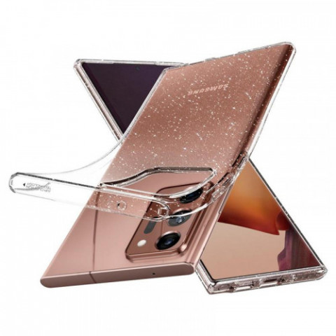Чохол-накладка Spigen Liquid Crystal Glitter для Samsung Galaxy Note20 Ultra SM-N985 Crystal Quartz (ACS01390)
