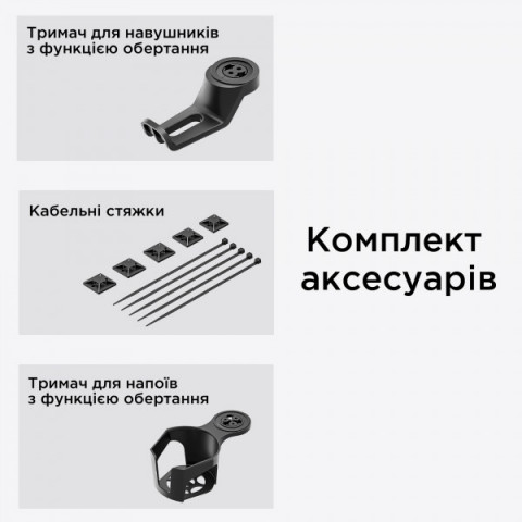 Стіл з електрорегулюванням висоти Anda Seat Xtreme E 1400x750 Black Купити в Україні