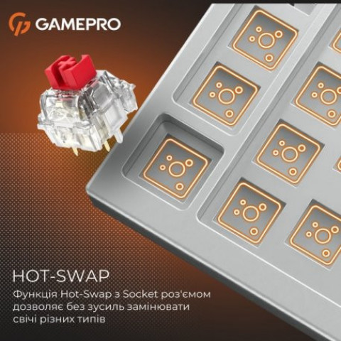 Клавіатура ігрова GamePro MK126 Genesis Silverlight (MK126)