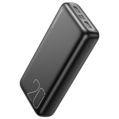 Зовнішній акумулятор (Power Bank) XO Power Bank PR183 Light Display 2USB+Type-C 20000mAh Black