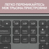 Комплект (клавіатура, миша) бездротовий Logitech Signature Slim Combo MK950 for Business Graphite (920-012508)