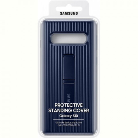 Чохол-накладка Samsung Protective Standing Cover для Samsung Galaxy S10 SM-G973 Blue (EF-RG973CBEGRU)