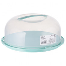 Тортівниця з кришкою Ardesto Tasty baking, 28.4х11.5см, пластик, блакитний