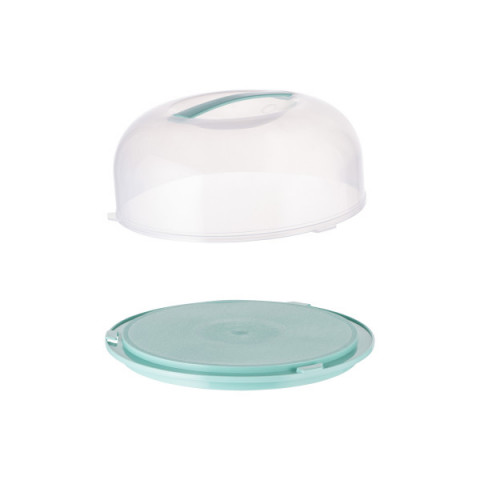 Тортівниця з кришкою Ardesto Tasty baking, 28.4х11.5см, пластик, блакитний