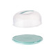 Тортівниця з кришкою Ardesto Tasty baking, 28.4х11.5см, пластик, блакитний