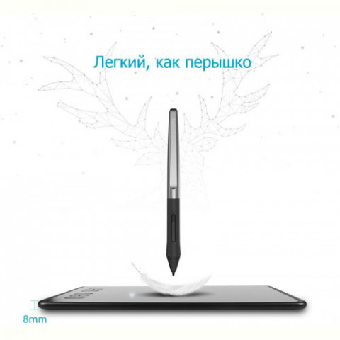 Графічний планшет Huion H640P + рукавичка