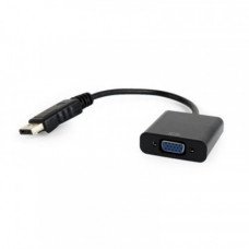 Адаптер Cablexpert DisplayPort - VGA (M/F), 0.15 м, Black (A-DPM-VGAF-02)