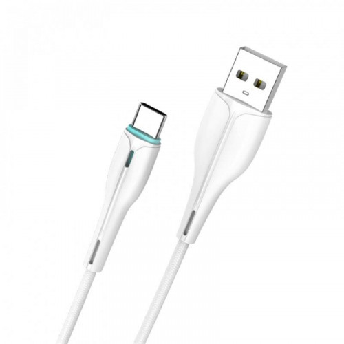 Кабель SkyDolphin S48T USB - Type-C 1м, White (USB-000425)