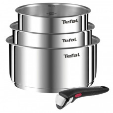 Набір посуду Tefal Ingenio Emotion, змінна ручка, 4предмети, нержавіюча сталь, бакеліт (L8964S55)