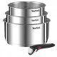 Набір посуду Tefal Ingenio Emotion, змінна ручка, 4предмети, нержавіюча сталь, бакеліт