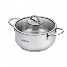 Каструля зі скляною кришкою Ardesto Black Mars, 4.3л, нержавіюча сталь