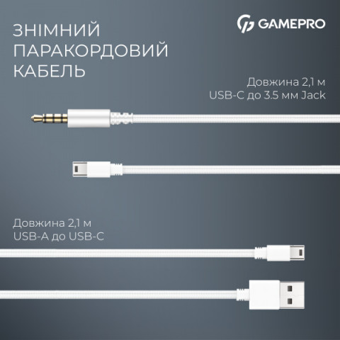 Дротова ігрова гарнітура GamePro Asgard Freya (HS145W) Купити в Україні