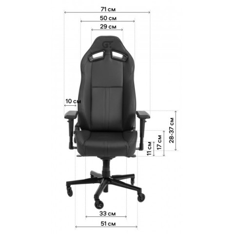 Геймерське крісло GT Racer X-8009 Fabric Dark Gray/Black XL