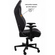Геймерське крісло GT Racer X-8009 Fabric Dark Gray/Black XL