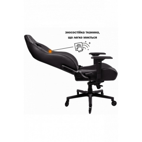 Геймерське крісло GT Racer X-8009 Fabric Dark Gray/Black XL