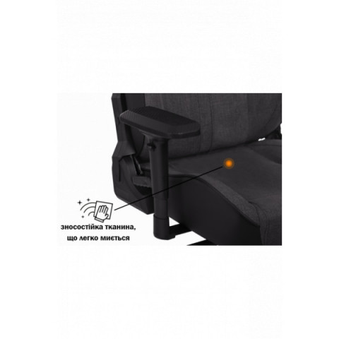 Геймерське крісло GT Racer X-8009 Fabric Dark Gray/Black XL
