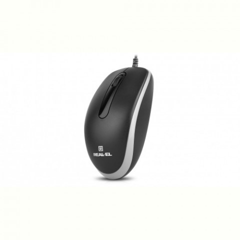 Миша REAL-EL RM-215 Black (EL123200037)