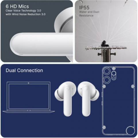 Bluetooth-гарнітура CMF by Nothing Buds 2 Plus B184 Light Grey (A10600105)