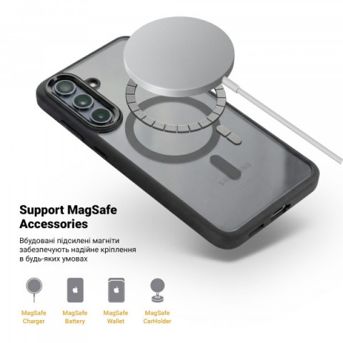 Чохол ArmorStandart Unit MagCase для Samsung S25 FE 5G Black (ARM89156)