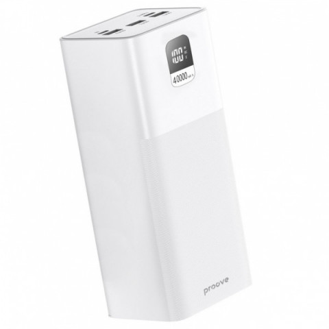 Портативна Батарея Proove Giant 100W 40000mAh white Купити в Україні