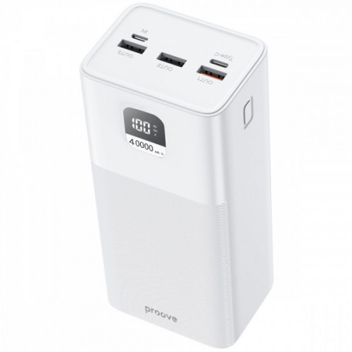 Портативна Батарея Proove Giant 100W 40000mAh white Купити в Україні