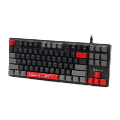 Механічна ігрова клавіатура Bloody S310N (Energy Red), USB, чорний
