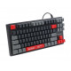 Механічна ігрова клавіатура Bloody S310N (Energy Red), USB, чорний