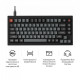 Клавіатура дротова Keychron V1 8K Keychron Super Red Switch Black RGB (V1W-D1-UA) Купити в Україні