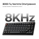 Клавіатура дротова Keychron V1 8K Keychron Super Red Switch Black RGB (V1W-D1-UA) Купити в Україні