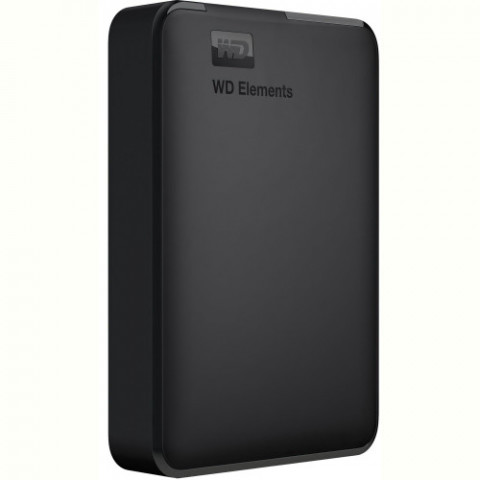 Зовнішній жорсткий диск 2.5" USB 5.0TB WD Elements Portable Black (WDBU6Y0050BBK-WESN)_Bulk