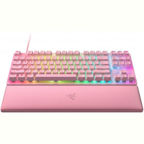 Клавіатура Razer Huntsman V2 Tenkeyless, Red switch (RZ03-03942000-R3M1) Quartz USB