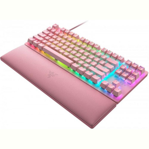 Клавіатура Razer Huntsman V2 Tenkeyless, Red switch (RZ03-03942000-R3M1) Quartz USB