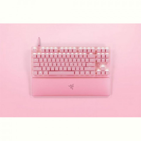 Клавіатура Razer Huntsman V2 Tenkeyless, Red switch (RZ03-03942000-R3M1) Quartz USB