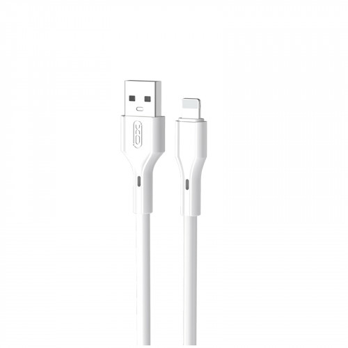 Кабель XO NB230 USB - Lightning (M/M), 2.4 A, 1 м, White (NB230-AI.white)