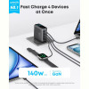 Мережевий зарядний пристрій Anker Laptop GaN Charger Black, 140W 3xUSB-C 1xUSB-A Display (B2697GZ1) + кабель USB Type-C