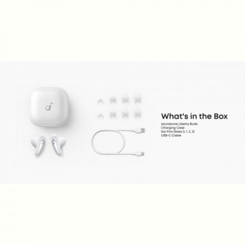 Bluetooth-гарнітура Anker SoundСore Liberty Buds White (D1200G21)