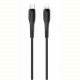 Кабель Usams US-SJ405 USB Type-C - Lightning, 1 м, Black (SJ405USB01)