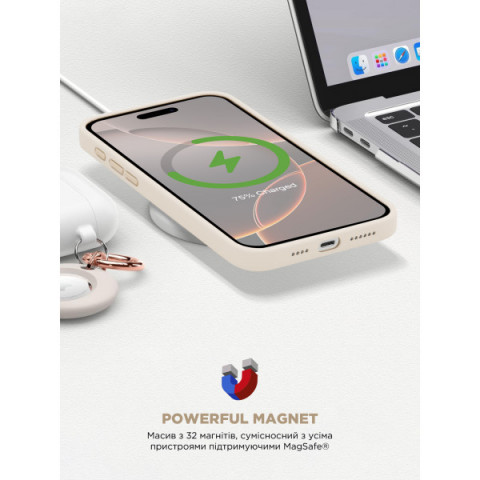 Чохол ArmorStandart ICON2 MagSafe для Apple iPhone 16 Pro Max Ivory (ARM80195)