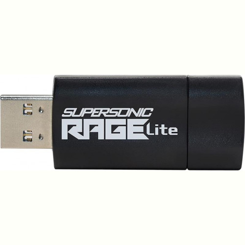 Флеш-накопичувач USB3.2 64GB Patriot Rage Lite Black (PEF64GRLB32U)