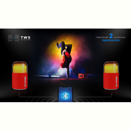 Акустична система REAL-EL X-705 Red